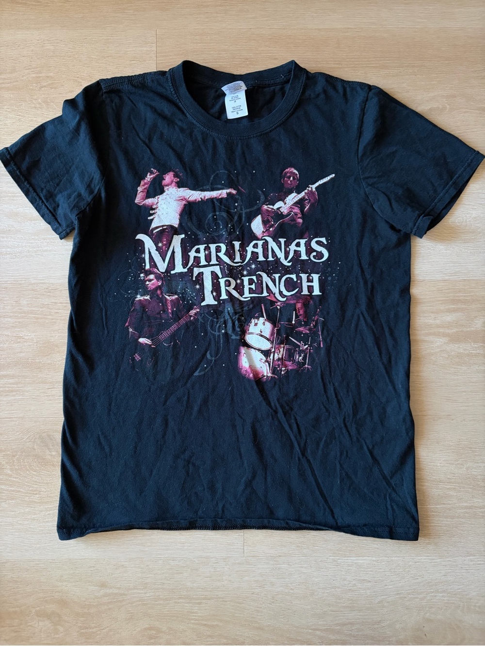 Marianas Trench Ever After Era Graphic Band Tee Black S